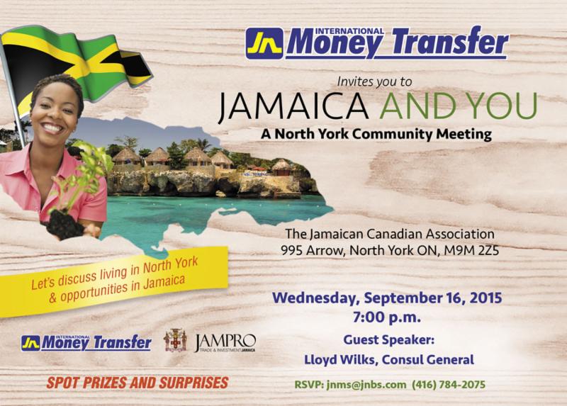 Jamaica with a north york community meeting