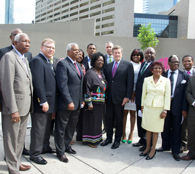 Flag Raising Day at Toronto City Hall